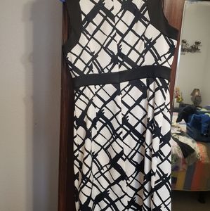 Black and white dress